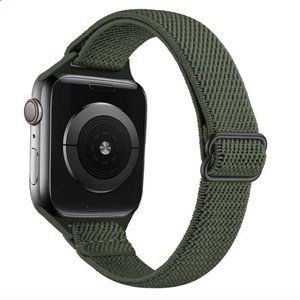 Apple Watch SLIM Nylon Band - ARMY GREEN - 38mm/40mm/41mm